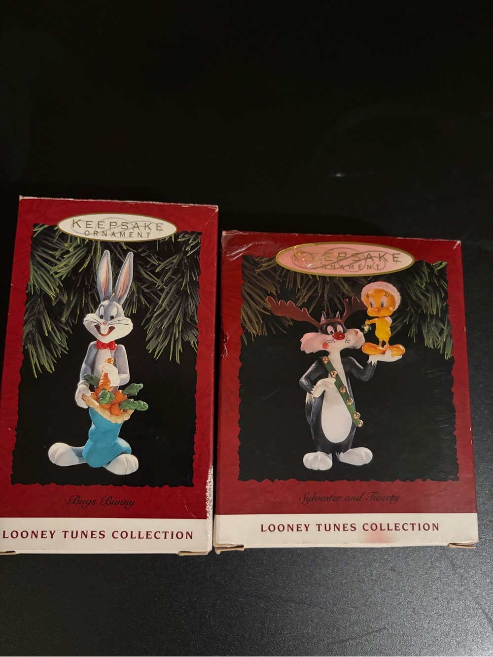 Hallmark Looney Tunes Keepsake Ornaments - Red and Black